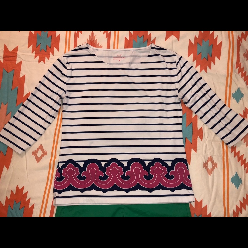 ✨ FLASH SALE! Vineyard vines boat neck shirt